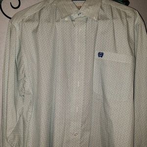 Cinch Small mens shirt used once then dry cleaned